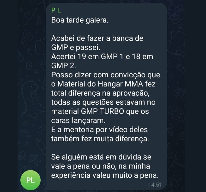 Depoimento de aluno aprovado - Hangar MMA